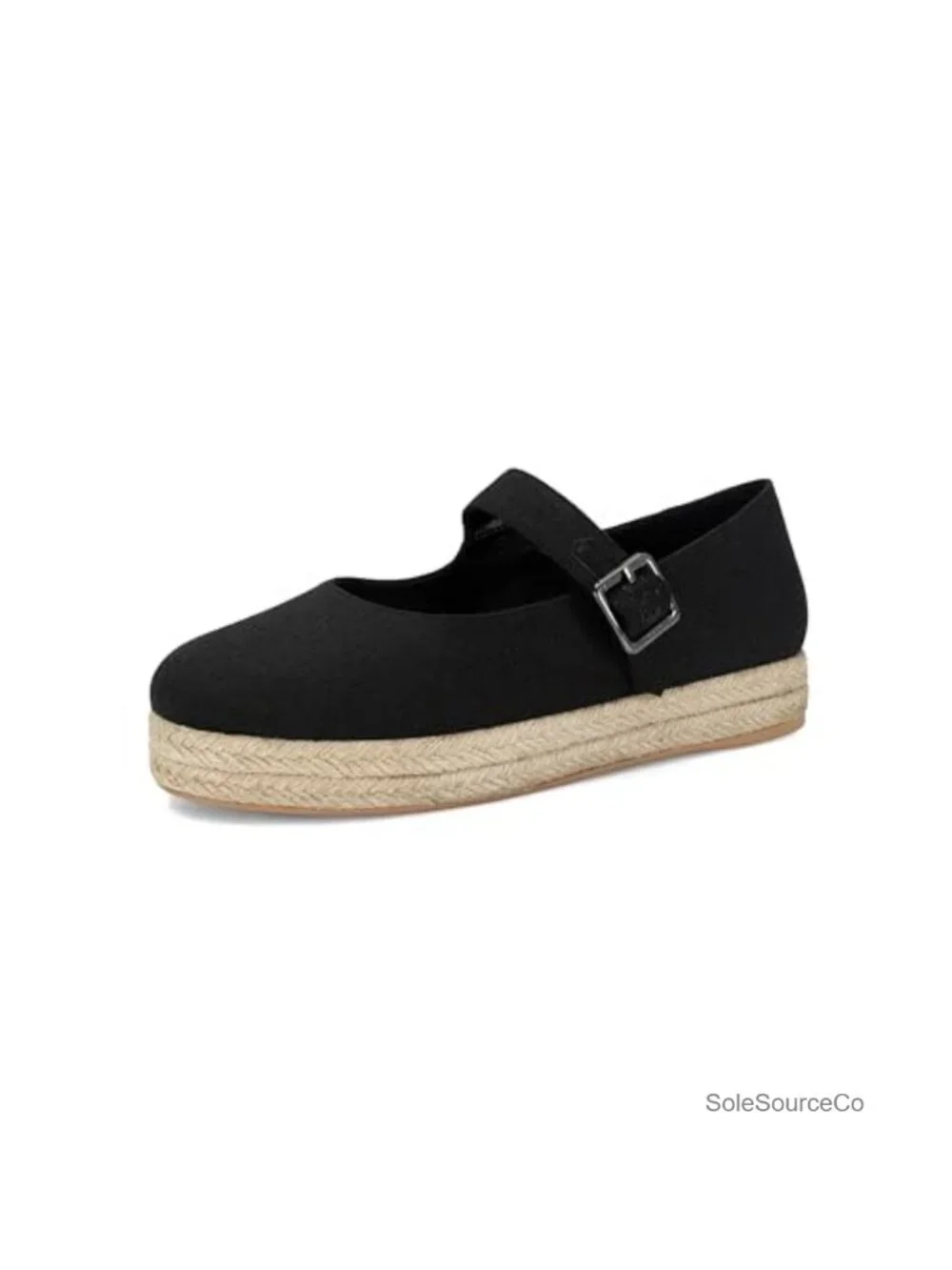 Women's Platform Mary Jane Espadrilles Flat Ballet Shoes Casual Comfort